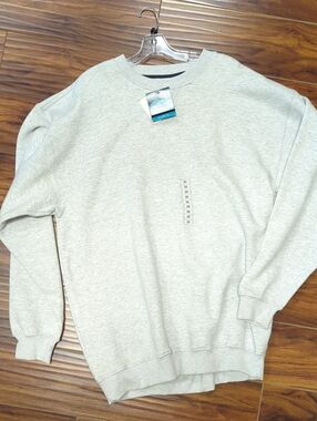 Tri-Mountain Performance 680 - Aspect finish crewneck sweatshirt - Heather Gray